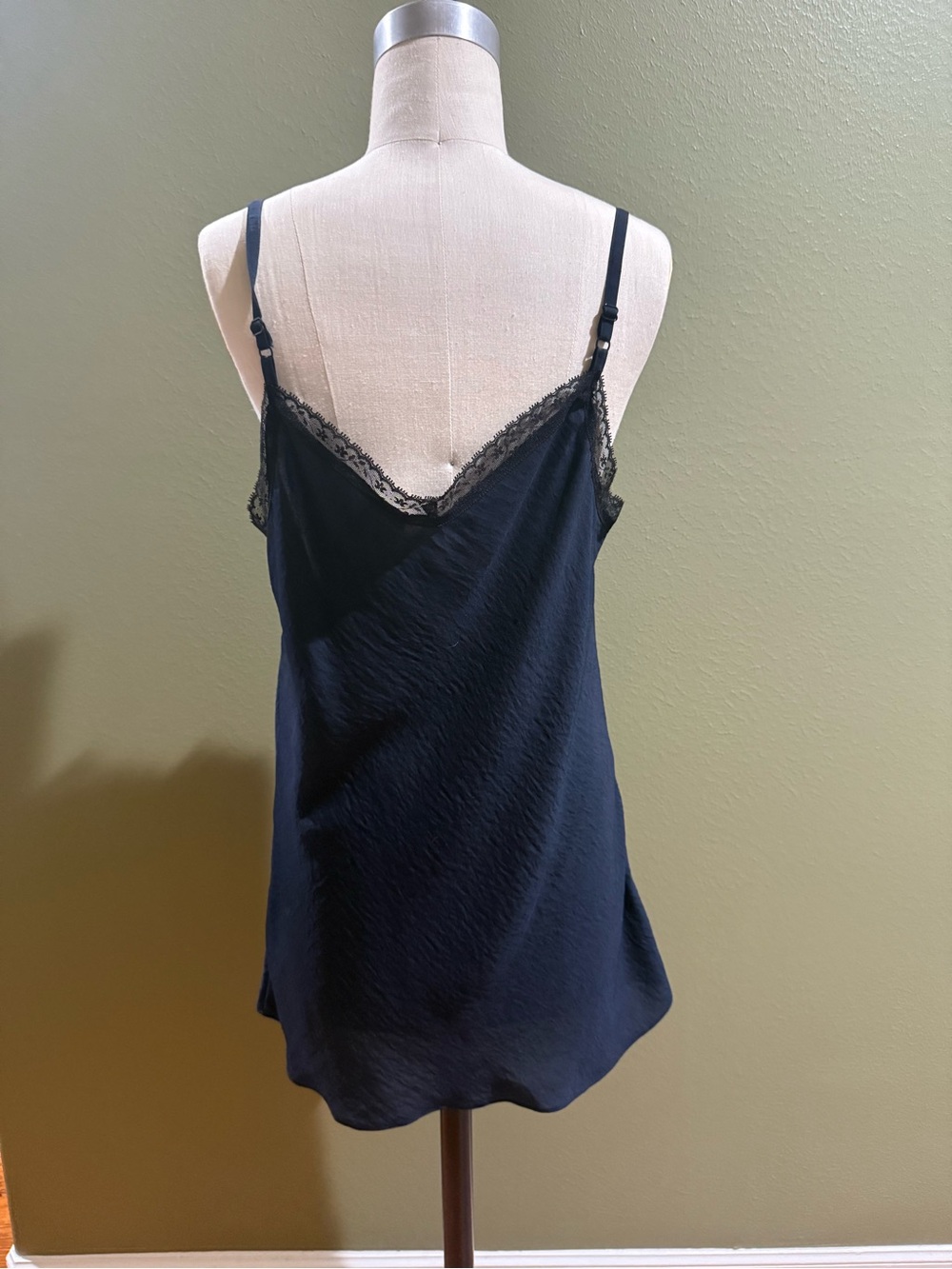 CAbi Black Lace-Trim Slip Chemise - Picture 2 of 3